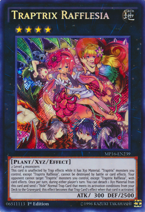 Traptrix Rafflesia [MP16-EN239] Secret Rare | Event Horizon Hobbies CA