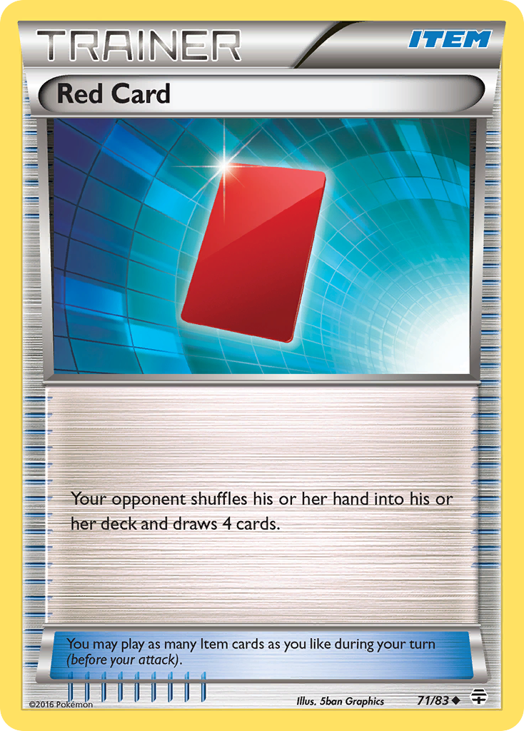 Red Card (71/83) [XY: Generations] | Event Horizon Hobbies CA