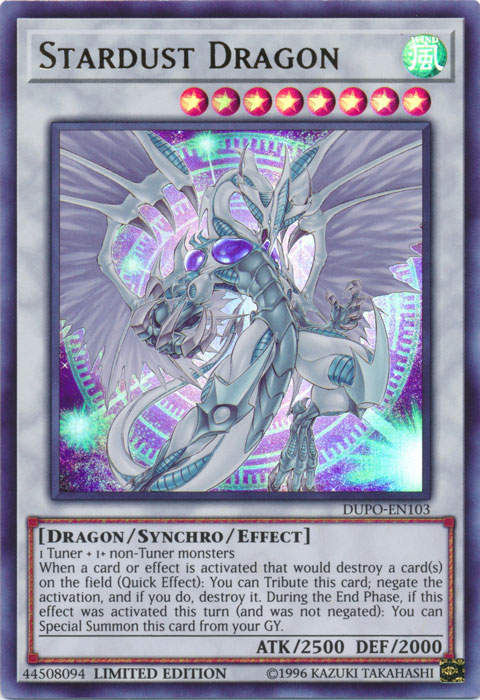 Stardust Dragon [DUPO-EN103] Ultra Rare | Event Horizon Hobbies CA