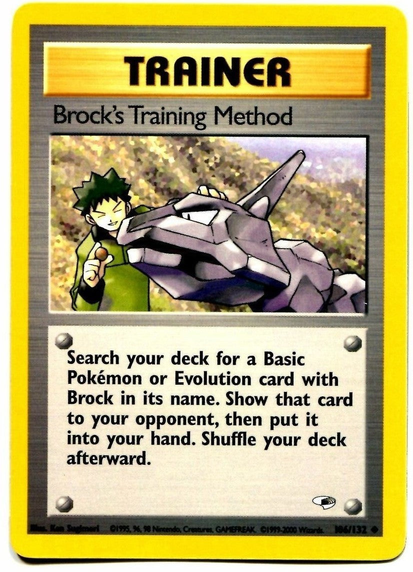 Brock's Training Method (106/132) [Gym Heroes Unlimited] | Event Horizon Hobbies CA