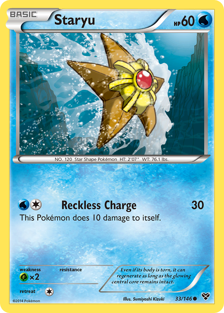 Staryu (33/146) [XY: Base Set] | Event Horizon Hobbies CA