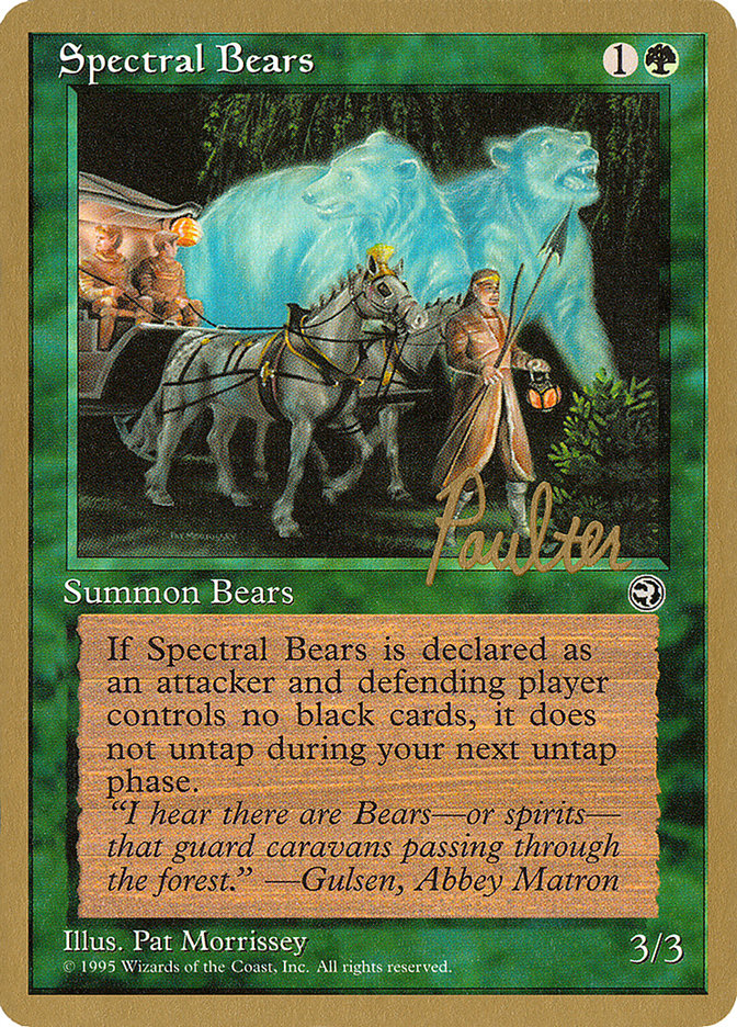 Spectral Bears (Preston Poulter) [Pro Tour Collector Set] | Event Horizon Hobbies CA