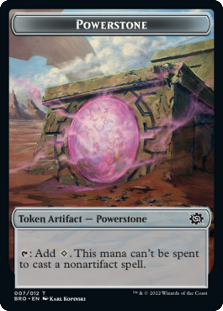 Powerstone Token [The Brothers' War Tokens] | Event Horizon Hobbies CA