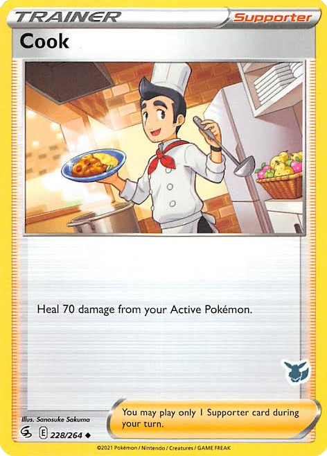 Cook (228/264) (Eevee Deck) [Battle Academy 2022] | Event Horizon Hobbies CA