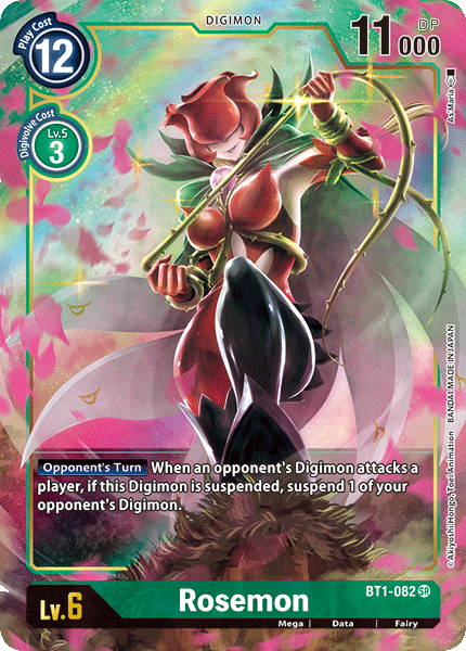 Rosemon [BT1-082] (Alternate Art) [Release Special Booster Ver.1.0] | Event Horizon Hobbies CA