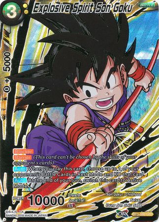 Explosive Spirit Son Goku (SPR) (BT3-088) [Cross Worlds] | Event Horizon Hobbies CA