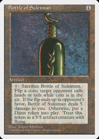 Bottle of Suleiman [Fourth Edition] | Event Horizon Hobbies CA