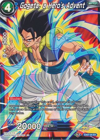 Gogeta, a Hero's Advent (EX07-04) [Magnificent Collection Fusion Hero] | Event Horizon Hobbies CA