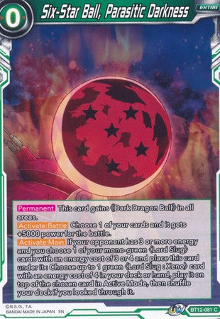 Six-Star Ball, Parasitic Darkness (BT12-081) [Vicious Rejuvenation] | Event Horizon Hobbies CA