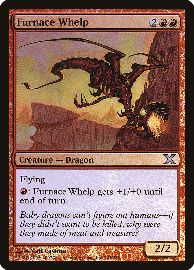 Furnace Whelp (Premium Foil) [Tenth Edition] | Event Horizon Hobbies CA