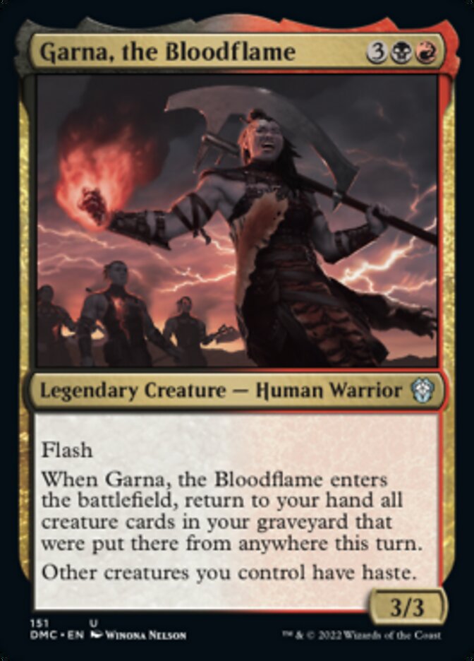 Garna, the Bloodflame [Dominaria United Commander] | Event Horizon Hobbies CA