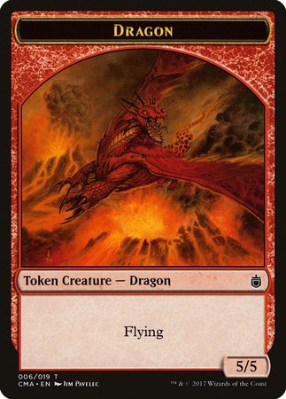 Dragon Token (006) [Commander Anthology Tokens] | Event Horizon Hobbies CA