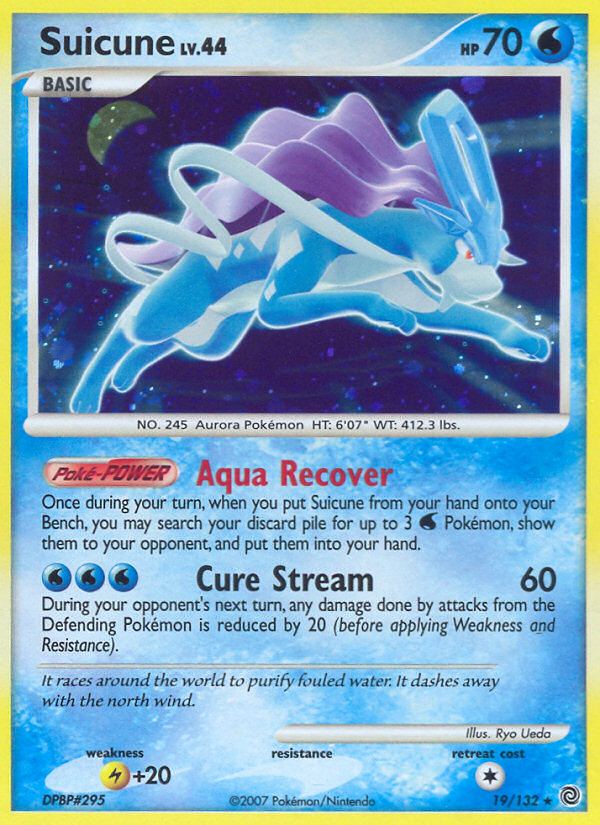 Suicune (19/132) [Diamond & Pearl: Secret Wonders] | Event Horizon Hobbies CA