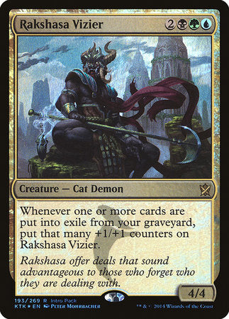 Rakshasa Vizier [Khans of Tarkir Promos] | Event Horizon Hobbies CA