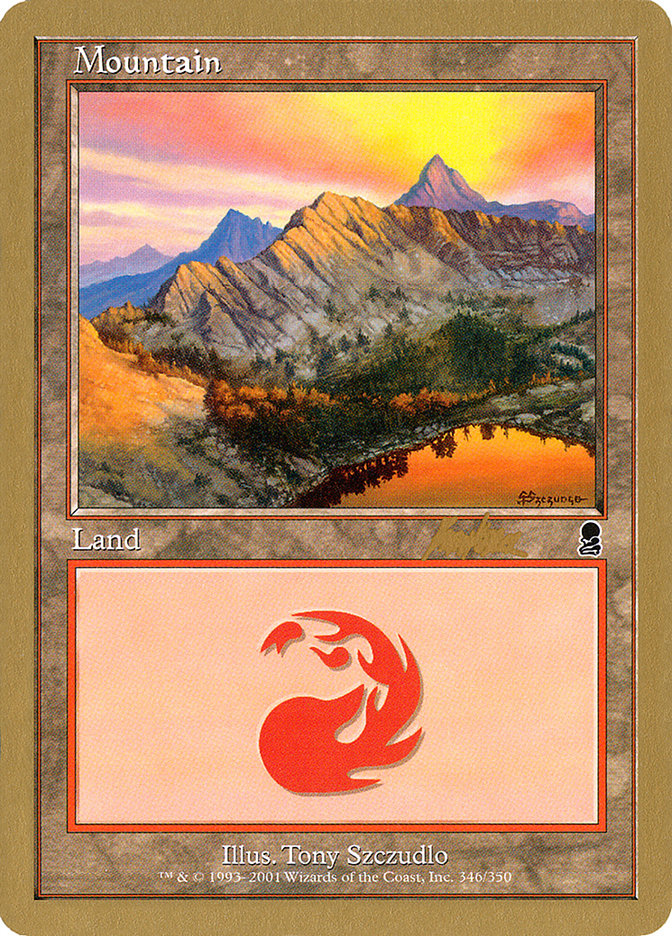 Mountain (bk346) (Brian Kibler) [World Championship Decks 2002] | Event Horizon Hobbies CA