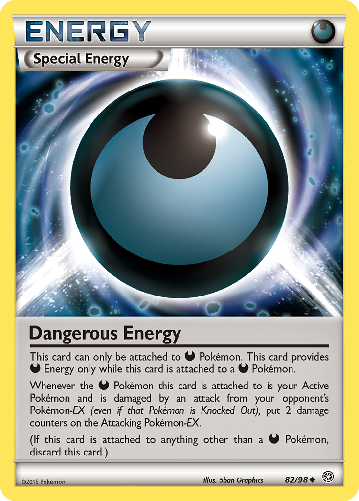 Dangerous Energy (82/98) [XY: Ancient Origins] | Event Horizon Hobbies CA