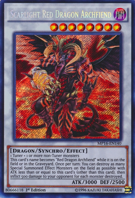 Scarlight Red Dragon Archfiend [MP16-EN140] Secret Rare | Event Horizon Hobbies CA