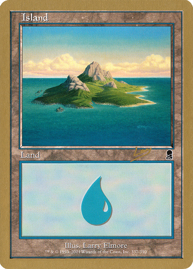 Island (rl337) (Raphael Levy) [World Championship Decks 2002] | Event Horizon Hobbies CA