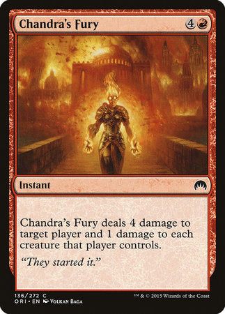 Chandra's Fury [Magic Origins] | Event Horizon Hobbies CA