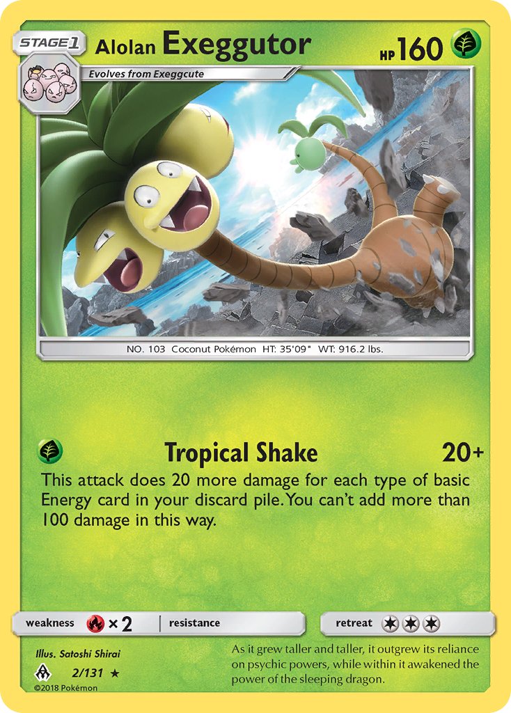 Alolan Exeggutor (2/131) (Theme Deck Exclusive) [Sun & Moon: Forbidden Light] | Event Horizon Hobbies CA