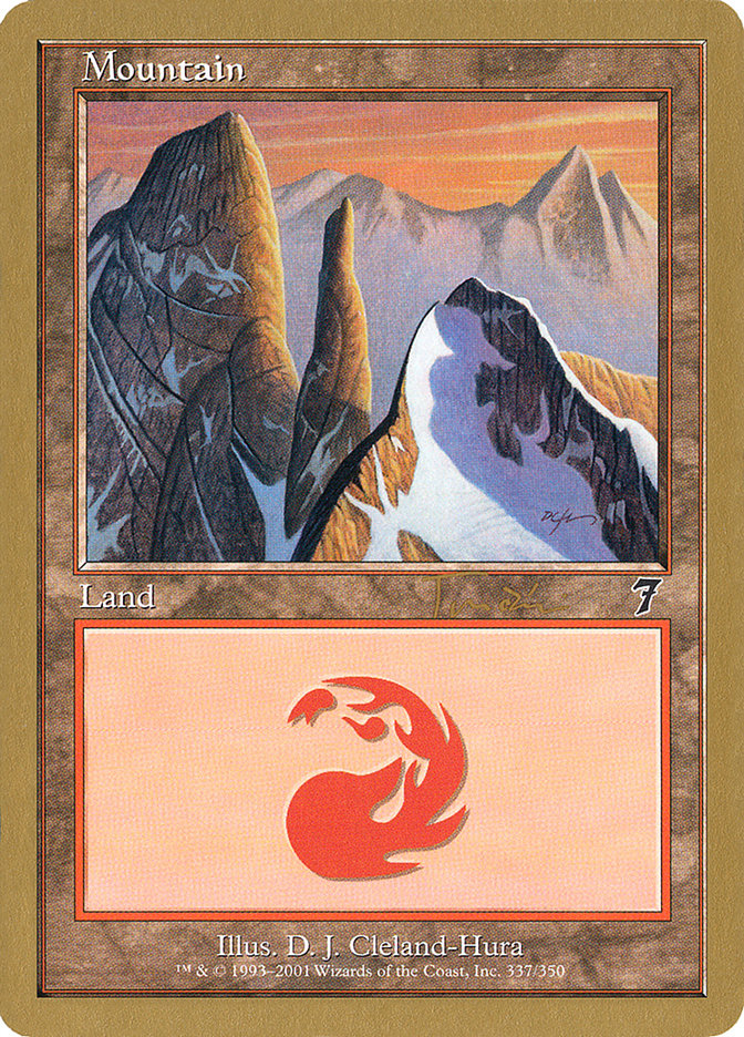 Mountain (jt337) (Jan Tomcani) [World Championship Decks 2001] | Event Horizon Hobbies CA