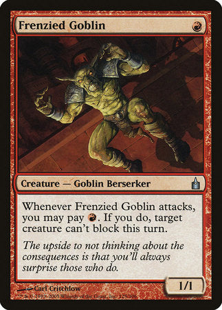 Frenzied Goblin [Ravnica: City of Guilds] | Event Horizon Hobbies CA