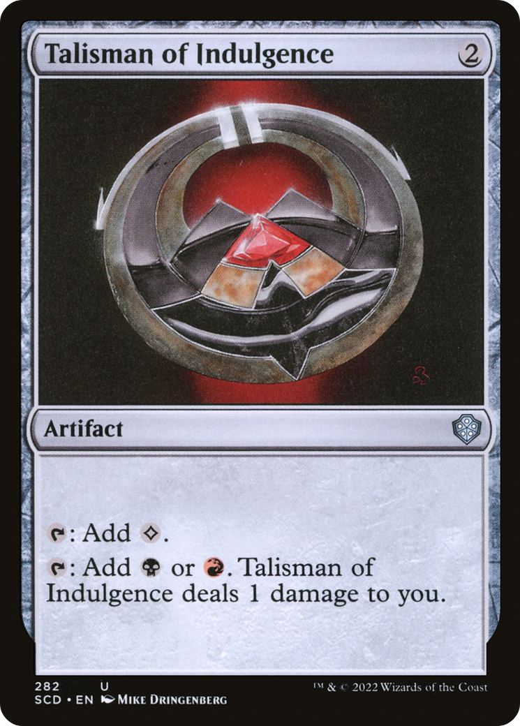 Talisman of Indulgence [Starter Commander Decks] | Event Horizon Hobbies CA