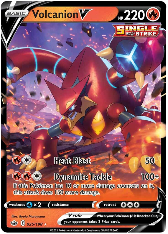 Volcanion V (025/198) [Sword & Shield: Chilling Reign] | Event Horizon Hobbies CA