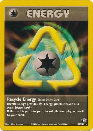 Recycle Energy (105/111) [Neo Genesis Unlimited] | Event Horizon Hobbies CA