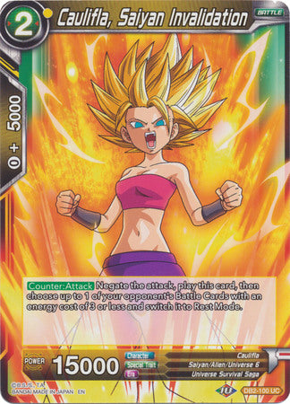 Caulifla, Saiyan Invalidation (DB2-100) [Divine Multiverse] | Event Horizon Hobbies CA