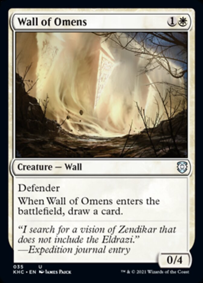 Wall of Omens [Kaldheim Commander] | Event Horizon Hobbies CA