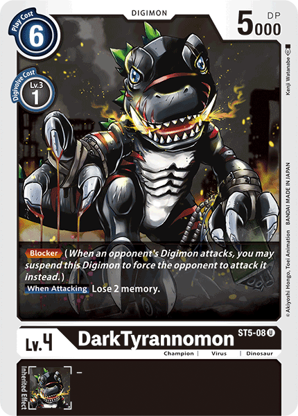 DarkTyrannomon [ST5-08] [Starter Deck: Machine Black] | Event Horizon Hobbies CA