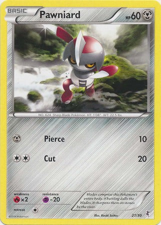 Pawniard (21/30) [XY: Trainer Kit 1 - Bisharp] | Event Horizon Hobbies CA