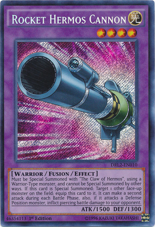 Rocket Hermos Cannon [DRL2-EN010] Secret Rare | Event Horizon Hobbies CA