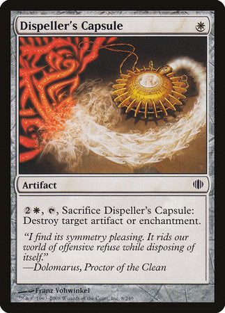 Dispeller's Capsule [Shards of Alara] | Event Horizon Hobbies CA