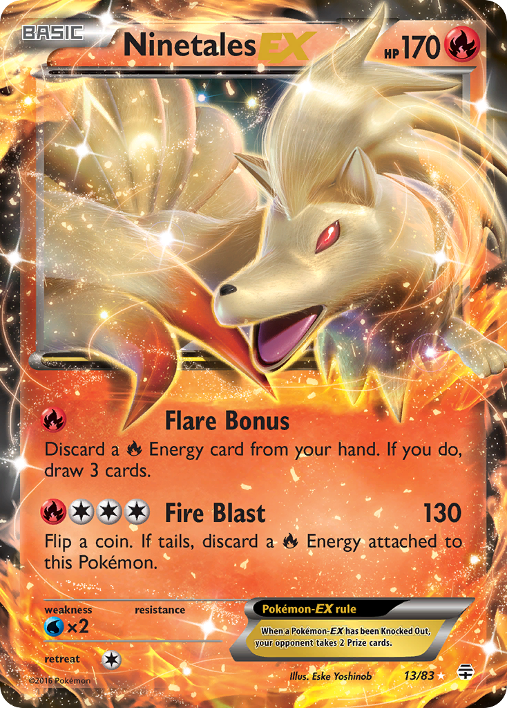 Ninetales EX (13/83) [XY: Generations] | Event Horizon Hobbies CA