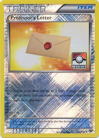 Professor's Letter (123/146) (League Promo) [XY: Base Set] | Event Horizon Hobbies CA