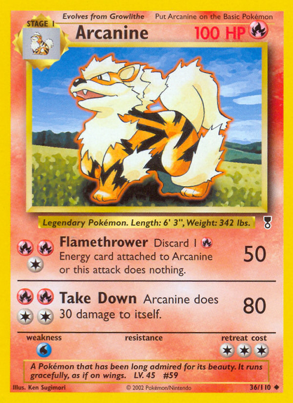 Arcanine (36/110) [Legendary Collection] | Event Horizon Hobbies CA