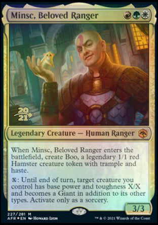 Minsc, Beloved Ranger [Dungeons & Dragons: Adventures in the Forgotten Realms Prerelease Promos] | Event Horizon Hobbies CA