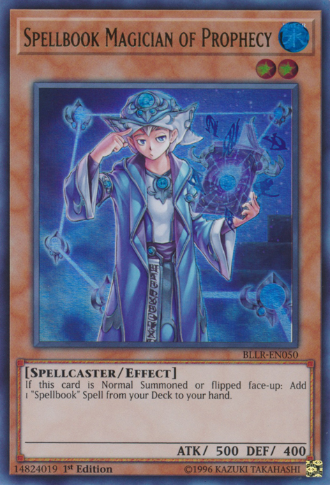 Spellbook Magician of Prophecy [BLLR-EN050] Ultra Rare | Event Horizon Hobbies CA