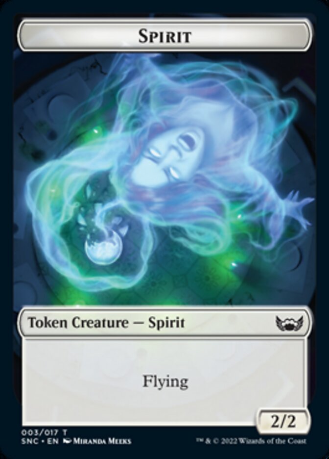 Spirit Token [Streets of New Capenna Tokens] | Event Horizon Hobbies CA