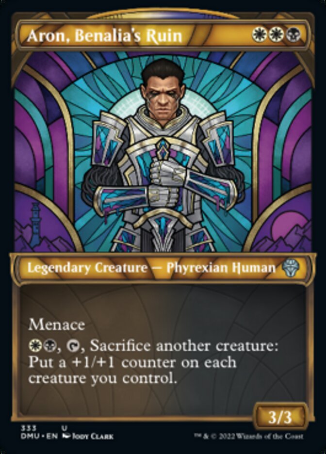 Aron, Benalia's Ruin (Showcase Textured) [Dominaria United] | Event Horizon Hobbies CA