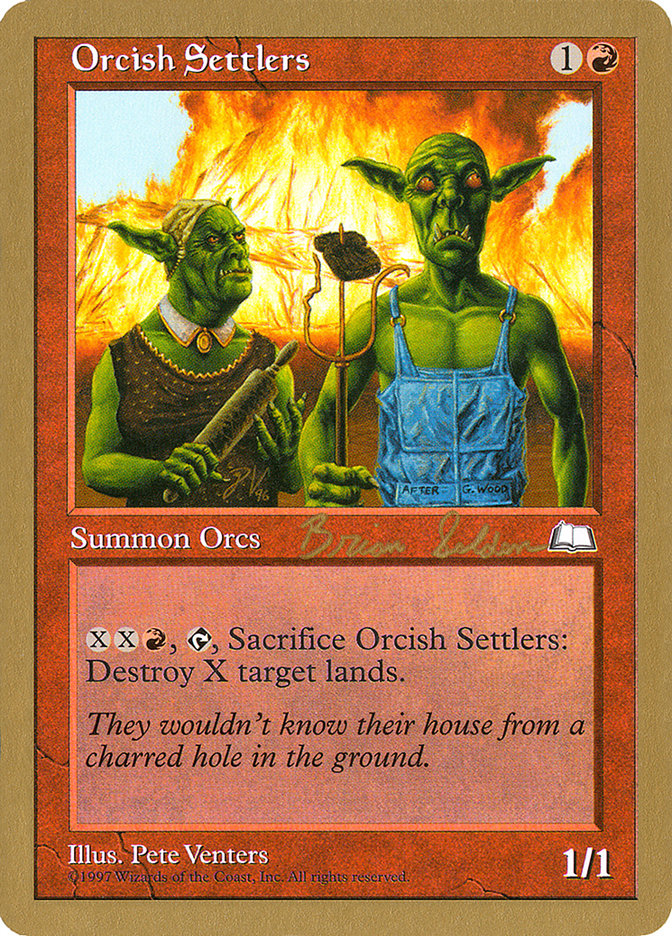 Orcish Settlers (Brian Selden) [World Championship Decks 1998] | Event Horizon Hobbies CA