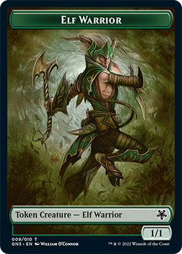 Bird Illusion // Elf Warrior Double-Sided Token [Game Night: Free-for-All Tokens] | Event Horizon Hobbies CA