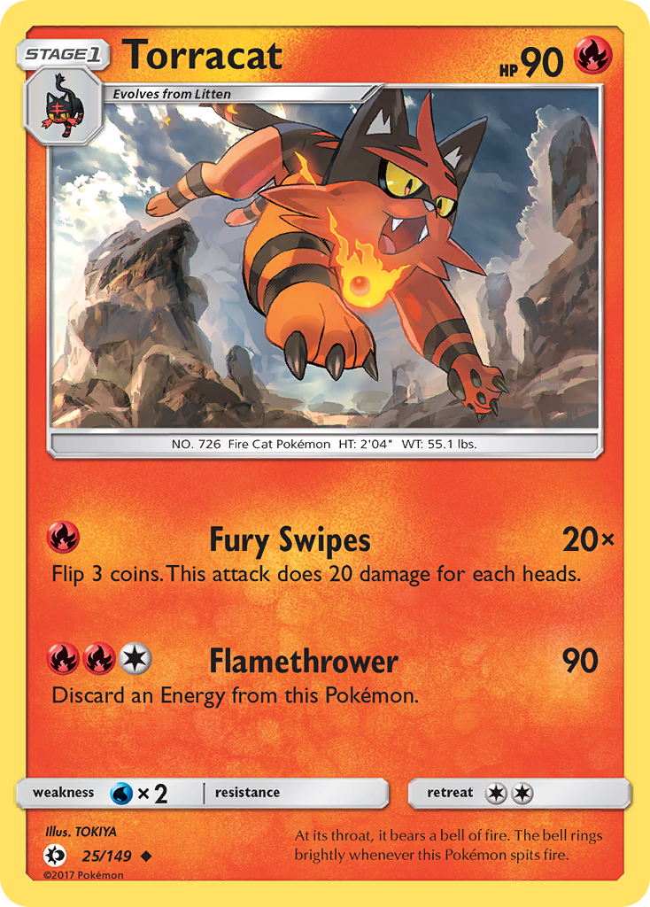 Torracat (25/149) [Sun & Moon: Base Set] | Event Horizon Hobbies CA