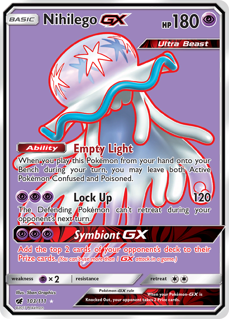 Nihilego GX (103/111) [Sun & Moon: Crimson Invasion] | Event Horizon Hobbies CA