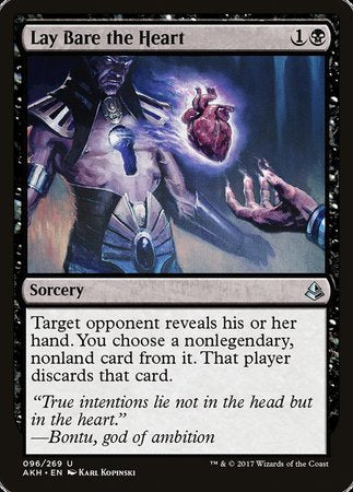 Lay Bare the Heart [Amonkhet] | Event Horizon Hobbies CA