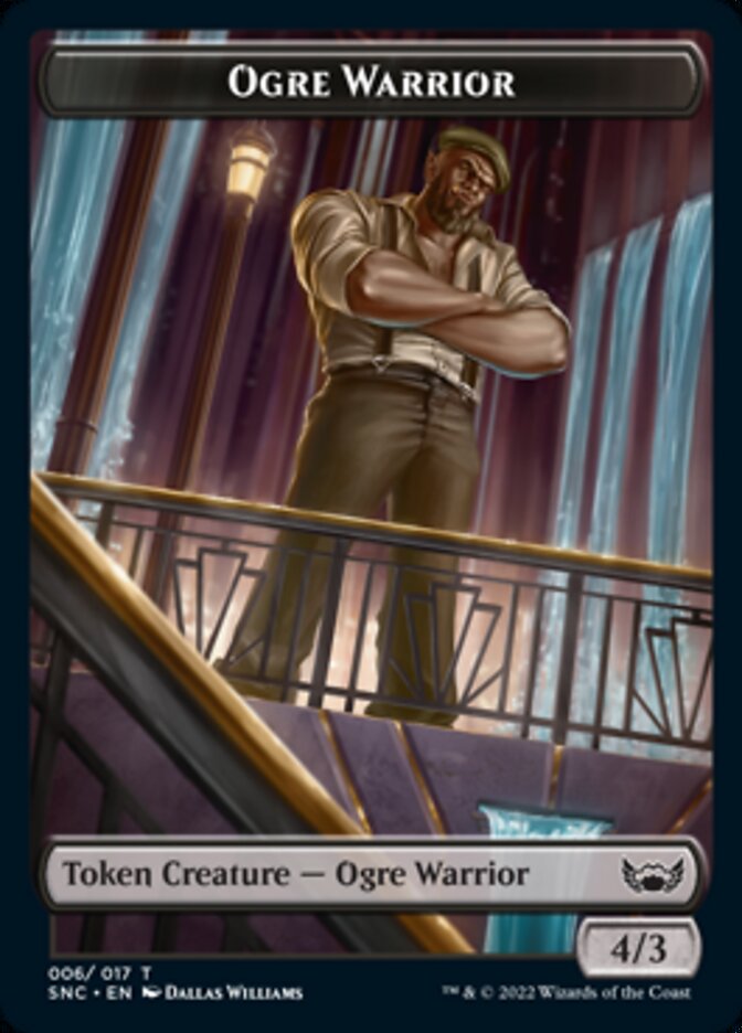 Ogre Warrior // Angel Double-sided Token [Streets of New Capenna Tokens] | Event Horizon Hobbies CA