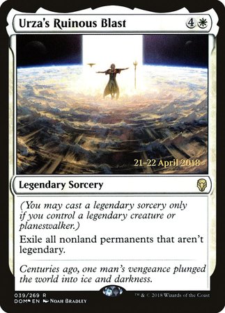 Urza's Ruinous Blast [Dominaria Promos] | Event Horizon Hobbies CA