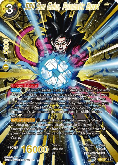 SS4 Son Goku, Prismatic Burst (EX19-35) [Special Anniversary Set 2021] | Event Horizon Hobbies CA